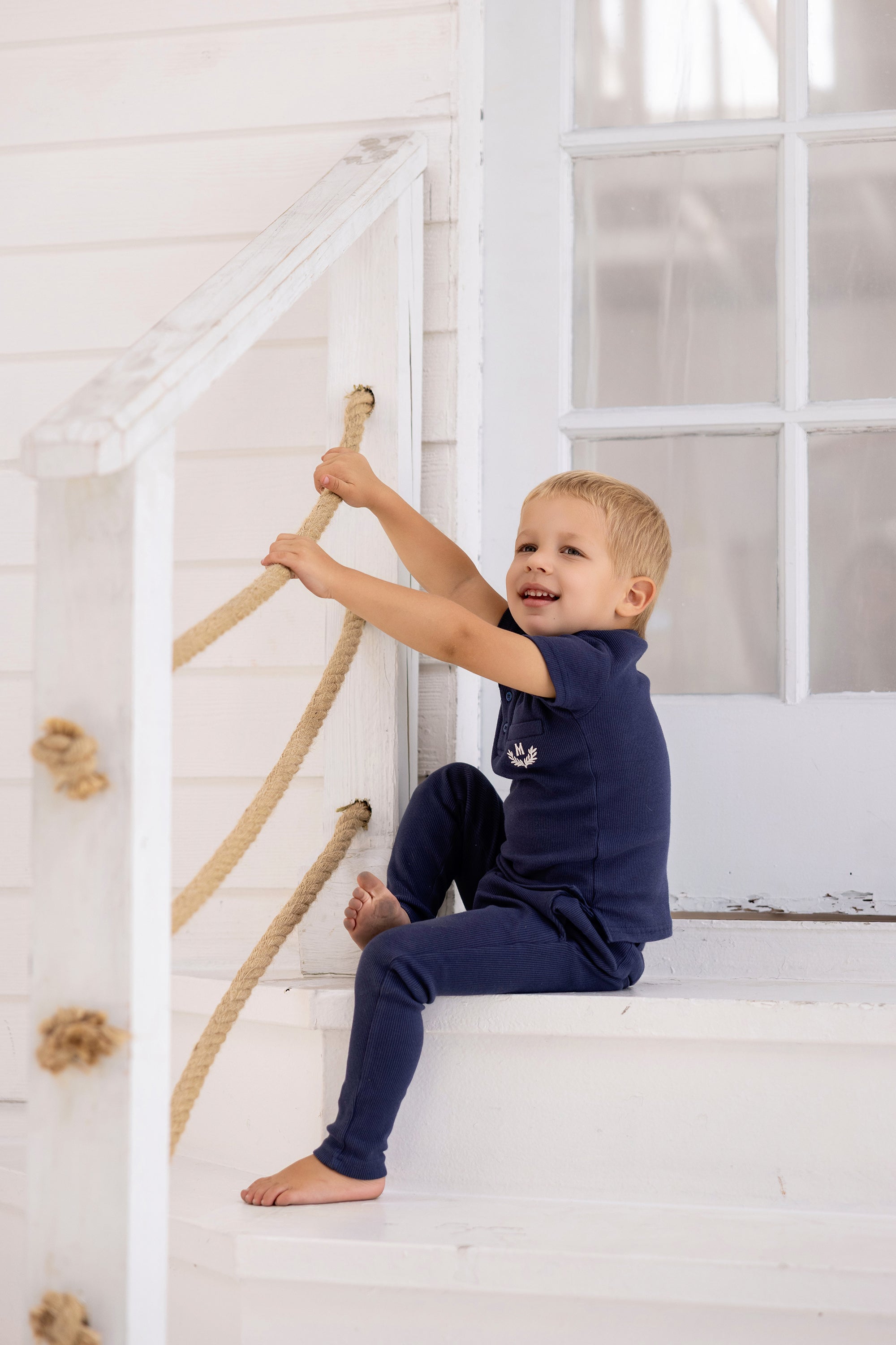 Basic Boys Knit Stretch Pants