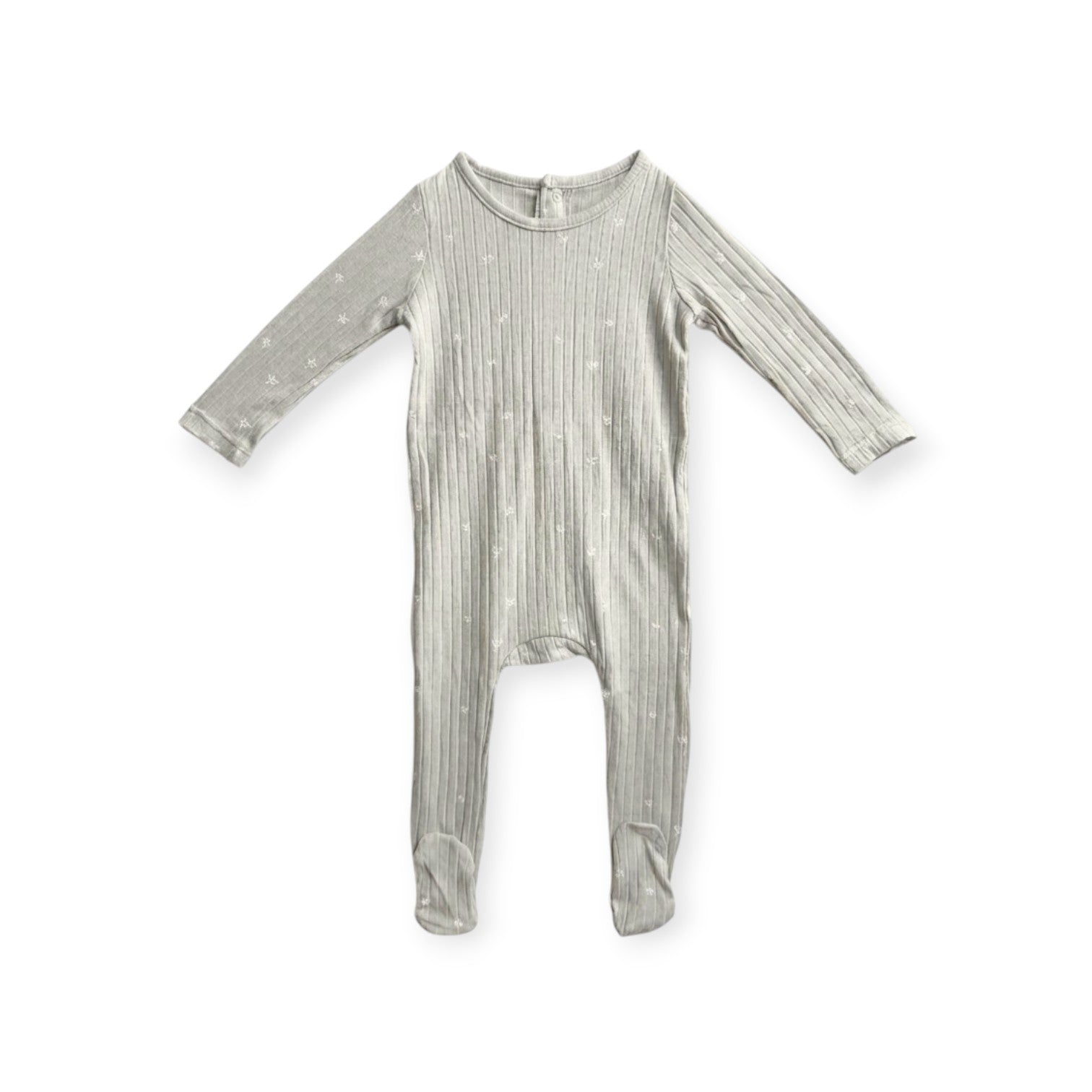 Leaf Print Pajama Onesie
