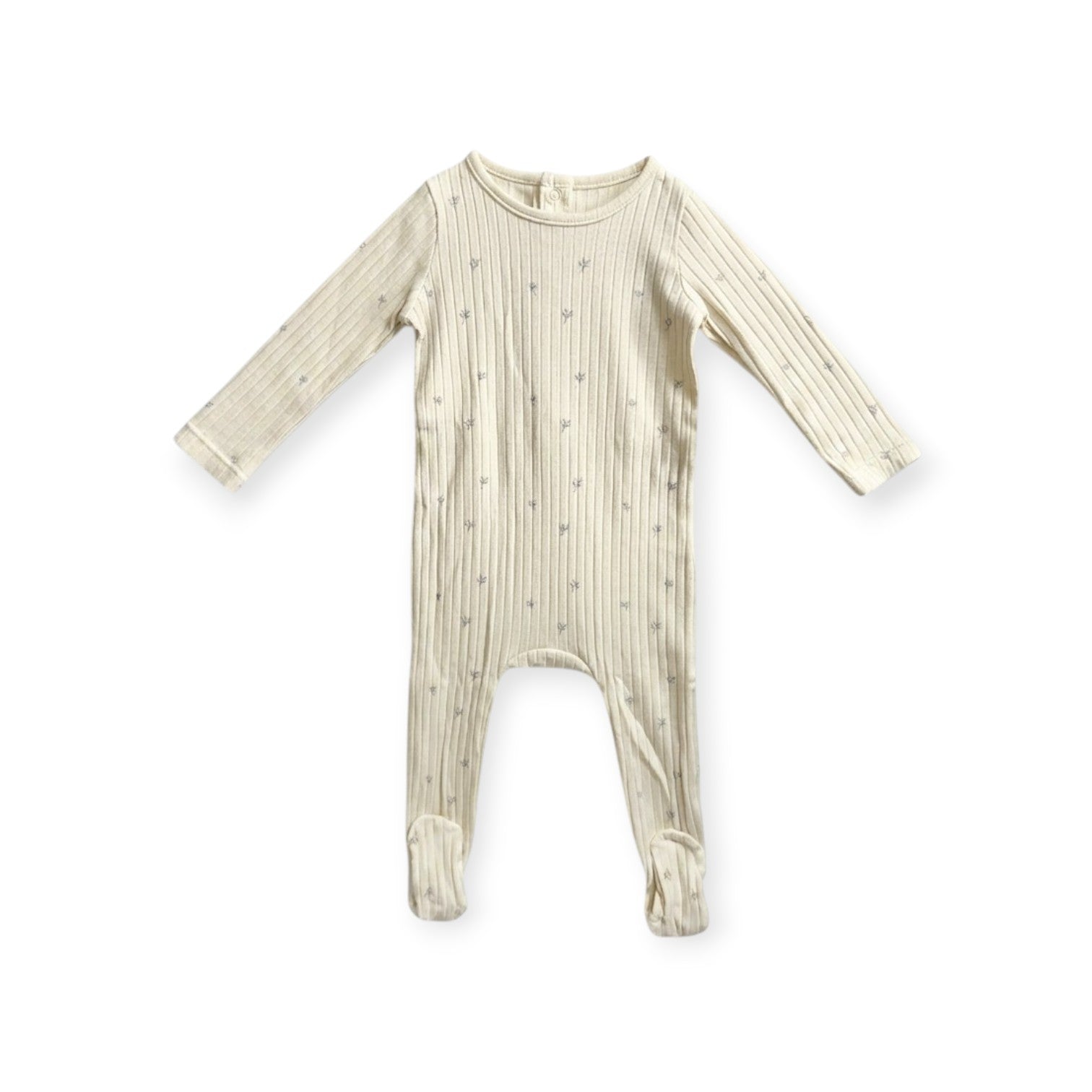 Leaf Print Pajama Onesie