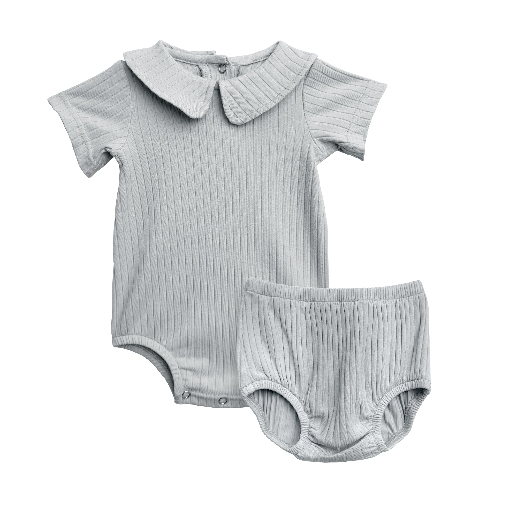 Boys Short Sleeve Round Collar Neck Onesie