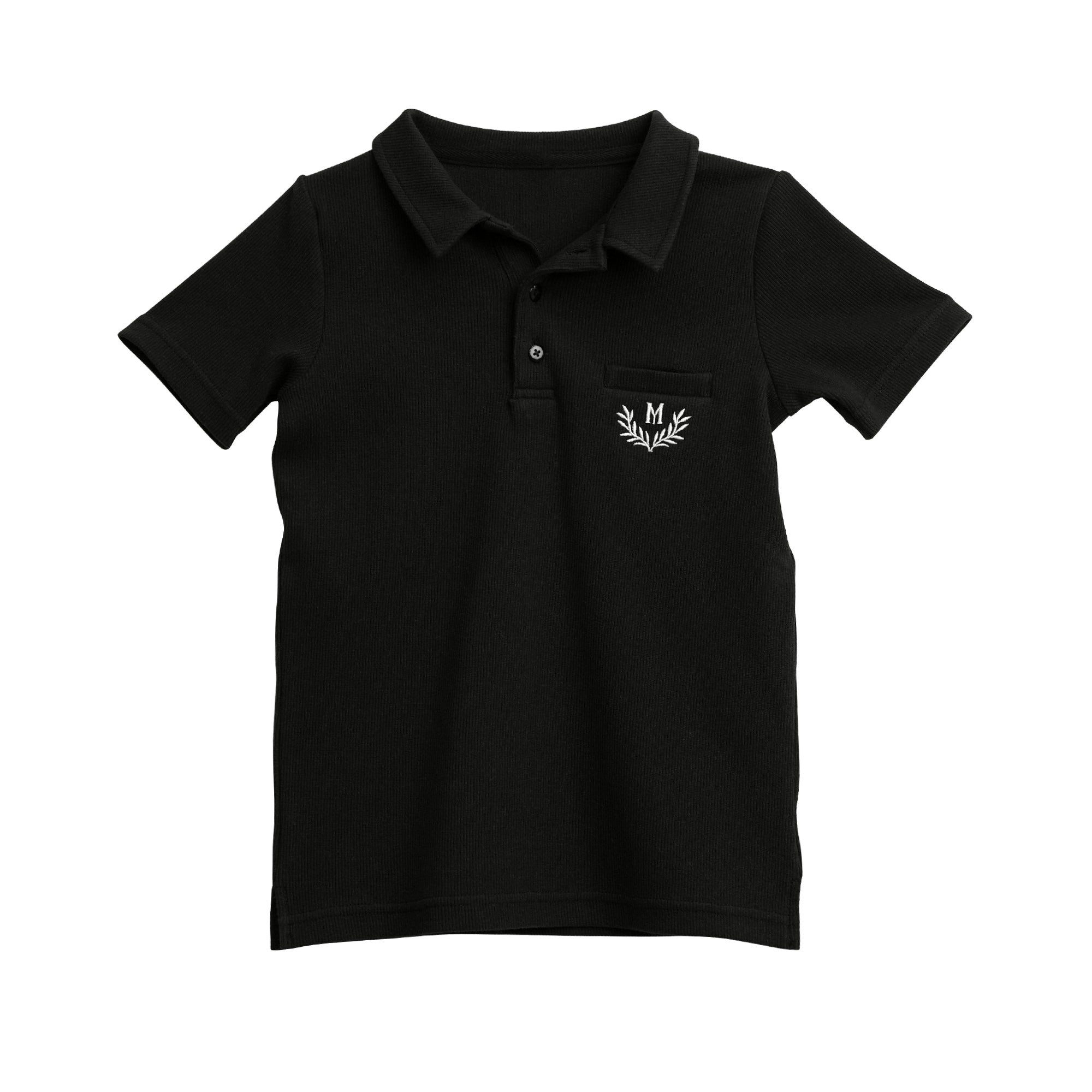 Basic Boys Knit Stretch Polo Short Sleeve Shirt