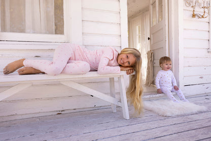 Bird Print Loungewear Set: Baby’s Breath