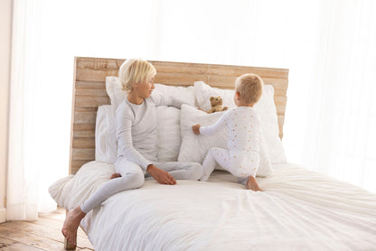 Leaf Print Loungewear Pants: Baby’s Breath