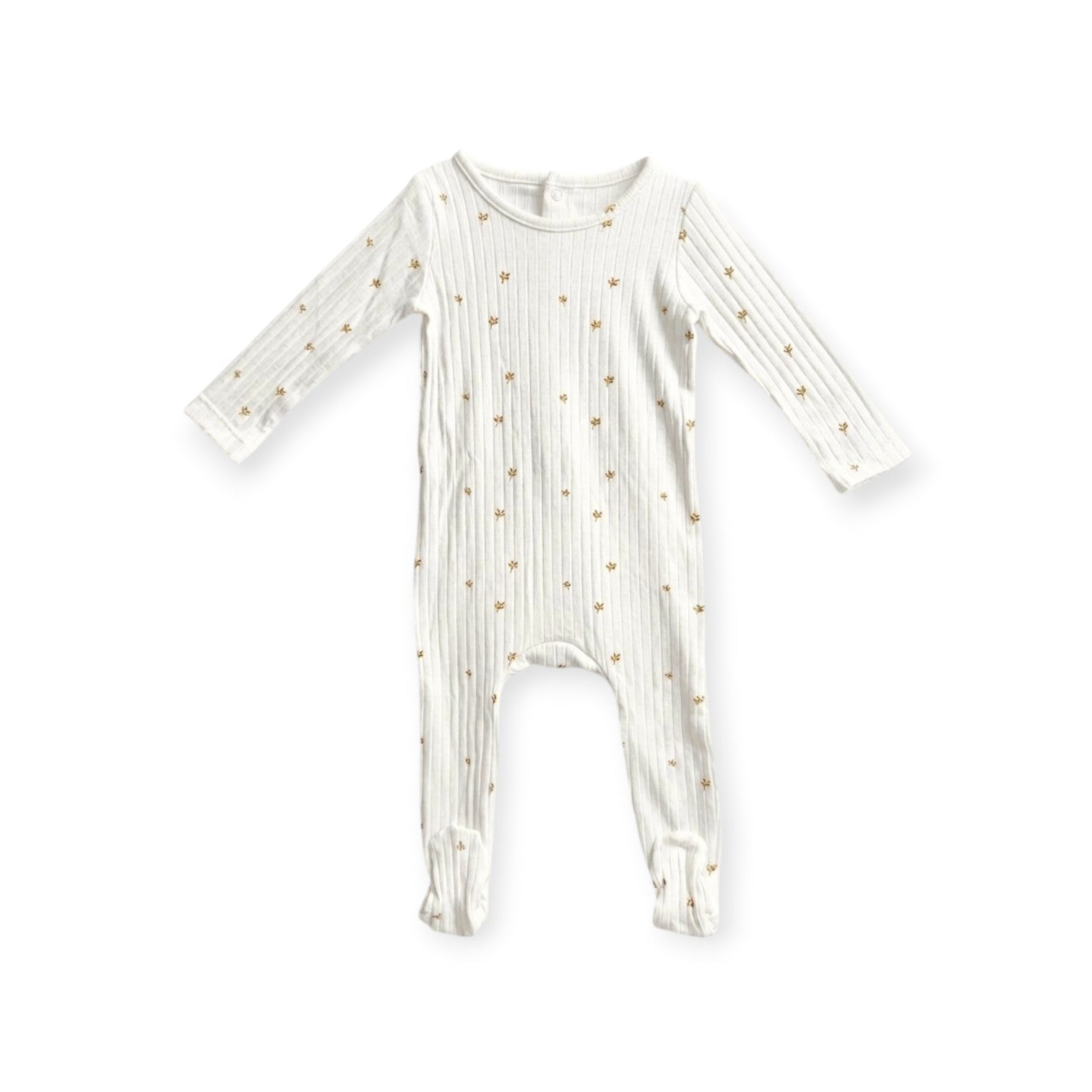Leaf Print Pajama Onesie