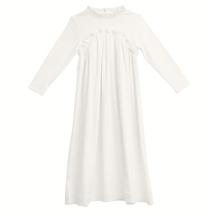 Ruffle Neck Empire Waist Dress