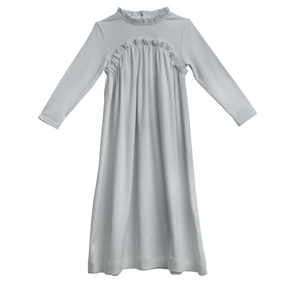 Ruffle Neck Empire Waist Dress