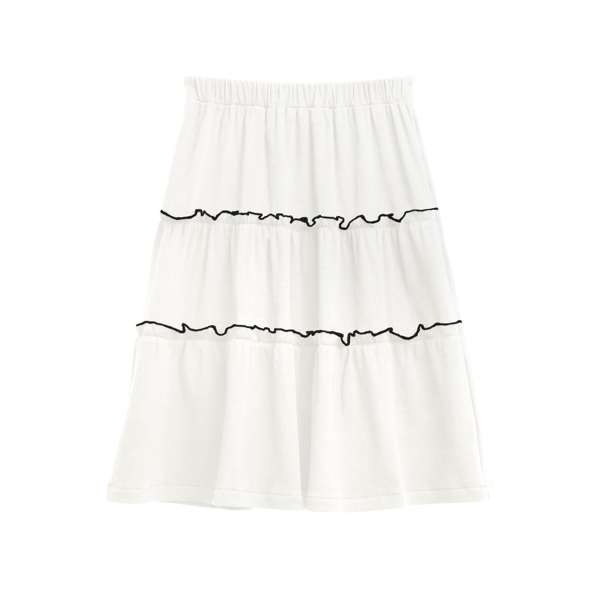 Merrow Ruffle Tiered Skirt
