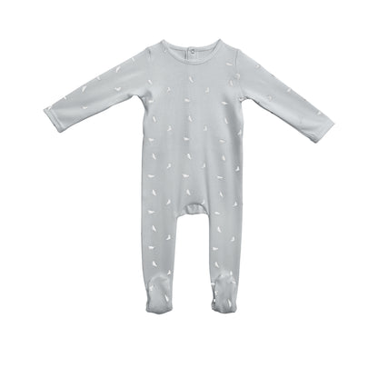 Bird Print Pajama Onesie